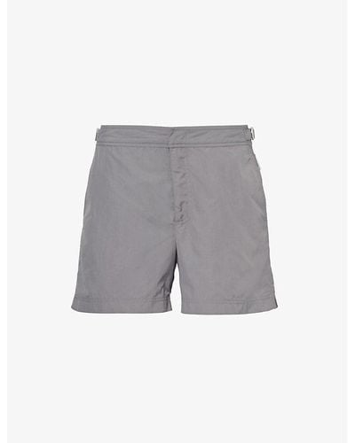 Orlebar Brown Setter Mid-rise Swim Shorts - Gray