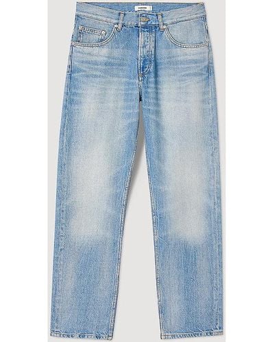 Sandro Regular-fit Faded Jeans X - Blue