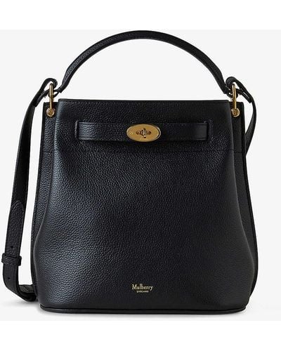 Mulberry Islington Small Leather Bucket Bag - Black