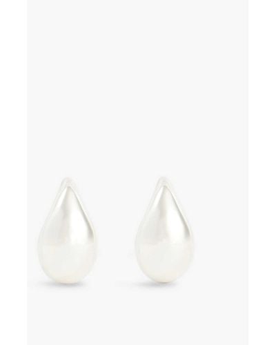 Bottega Veneta Drop Sterling- Earrings - White