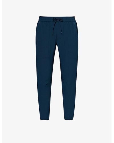 lululemon True Vy License To Train Tapered-leg Stretch Recycled-polyester jogging Bottoms Xx - Blue