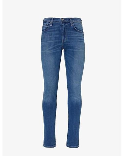 Citizens of Humanity London Tapered Denim-blend Jeans - Blue