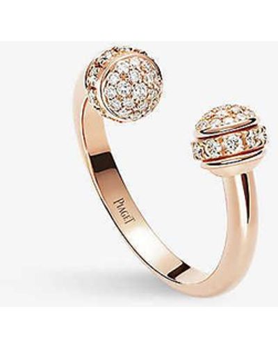 Piaget Possession 18ct Rose-gold And 0.34ct Brilliant-cut Diamond Ring - White