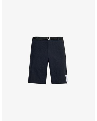 Satisfy Peaceshelltm Branded Stretch-woven Shorts - Blue