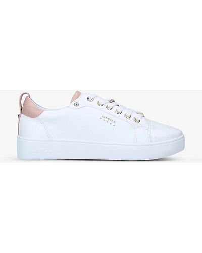 Carvela Kurt Geiger Joyful 2 Faux-leather Trainers - White