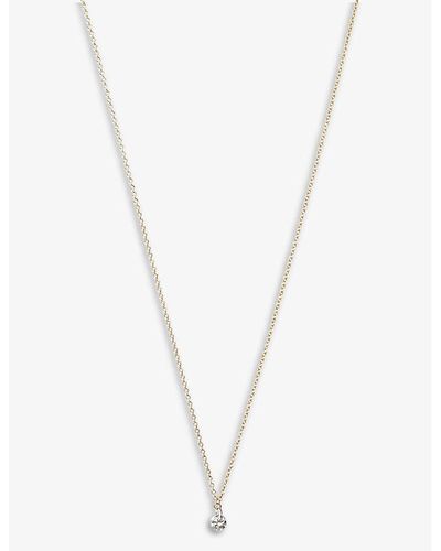 The Alkemistry Aria 18ct -gold And 0.23ct Diamond Pendant Necklace - White