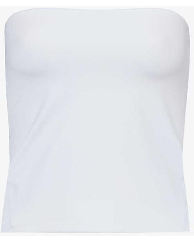 lululemon Wundermost Nulu Bustier Stretch-woven Top X - White
