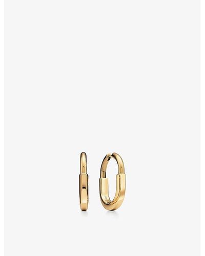 Tiffany & Co. Lock 18ct Yellow-gold Earrings - Metallic