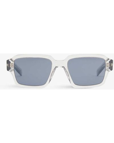 Prada Square Frame Sunglasses in Grey