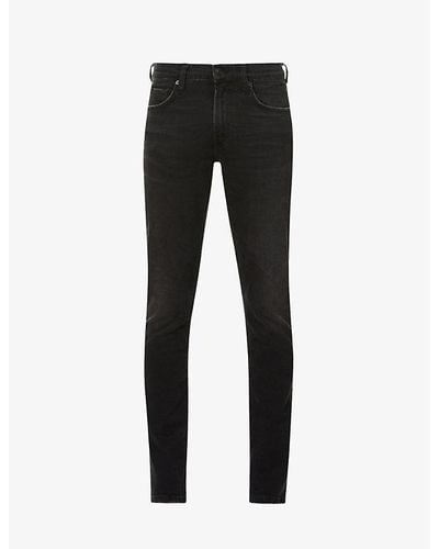 Citizens of Humanity London Slim-fit Tapered Stretch-denim Jeans - Black