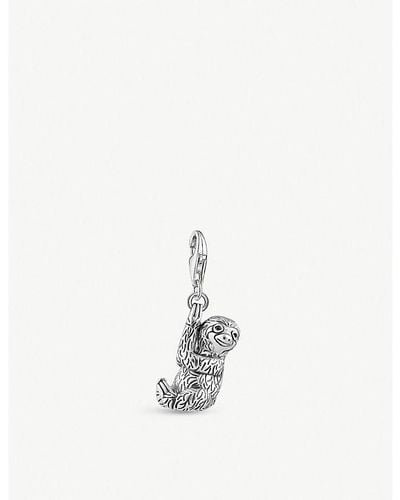 Thomas Sabo Sloth Sterling-silver And Zirconia Charm - White