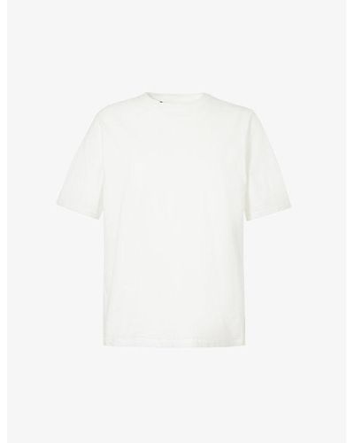 GYMSHARK Everywear Comfort Logo-print Cotton-jersey T-shirt - White