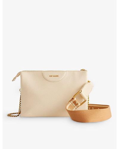Ted Baker Esille Leather Cross-body Bag - Natural