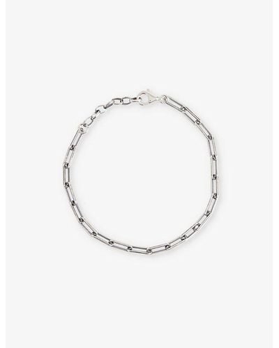 Serge Denimes Garland Chain Sterling- Bracelet - White
