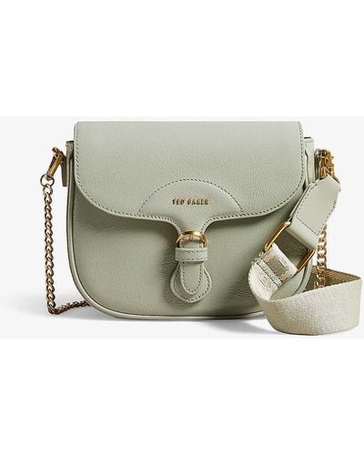 Ted Baker Esia Leather Cross-body Bag - Green