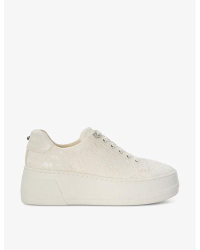 Dune Bridal Embraced Woven Low-top Sneakers - White