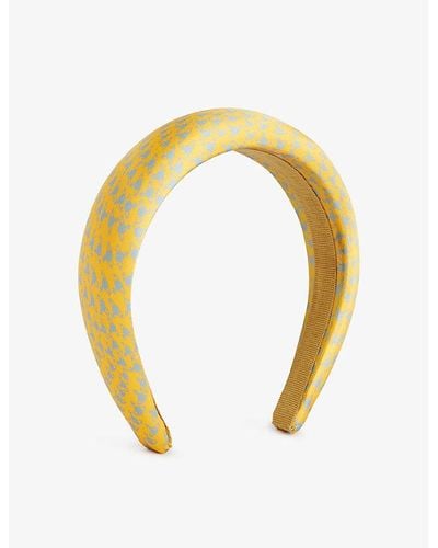 Vivienne Westwood Hilma Orb-print Silk Headband - Metallic