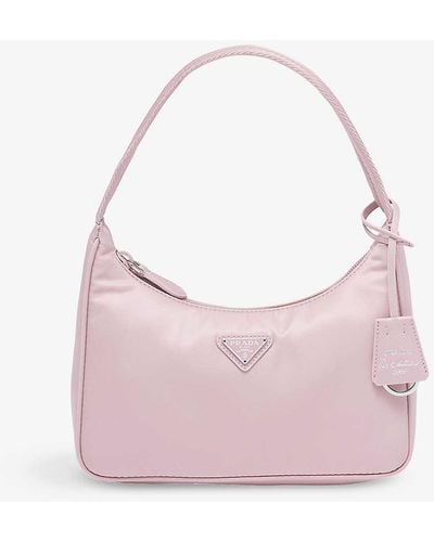 Prada Re-nylon Recycled-nylon Shoulder Bag - Pink