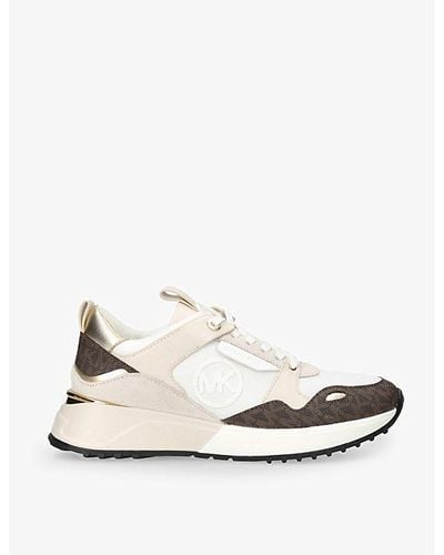 Michael Kors Theo Mk Initial Canvas Sneakers - Multicolor