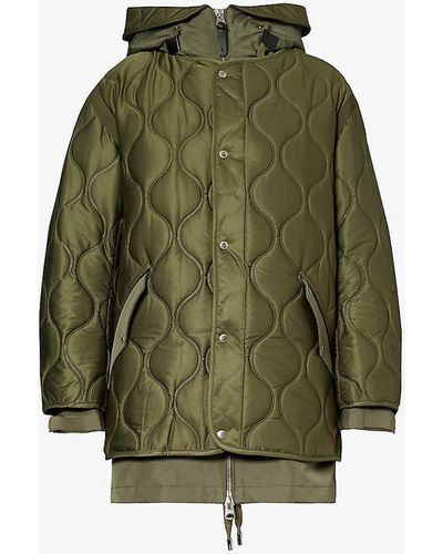 Mackage Maia Quilted Recycled-polyester Coat - Green