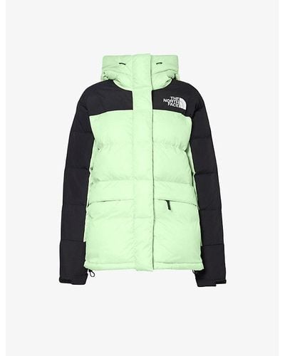 The North Face Himalayan Logo-embroidered Shell-down Jacket - Green