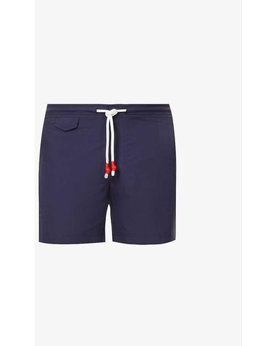 Orlebar Brown Standard Drawstring-waist Regular-fit Swim Shorts - Blue