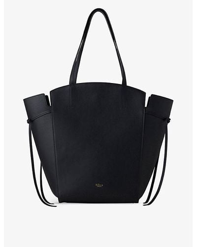 Mulberry Clovelly Leather Tote Bag - Black