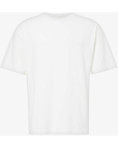 GYMSHARK Everywear Comfort Logo-embossed Cotton-jersey T-shirt Xx - White