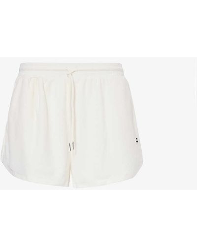 4th & Reckless Ella Logo-embroidered Woven Shorts - White