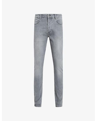 AllSaints Cigarette Skinny-leg Stretch-denim Jeans - Blue