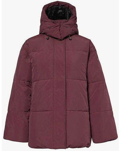 Daily Paper Nicole Padded Shell Jacket - Purple