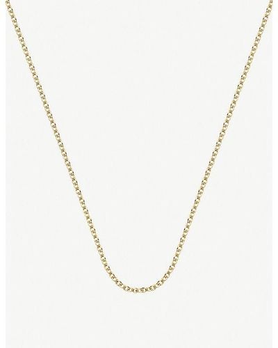 Monica Vinader 18ct Yellow Gold-plated Vermeil Sterling Silver Rolo Neck Chain - Metallic