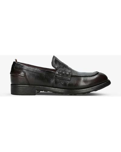 Officine Creative Chronicle Leather Loafers - Black