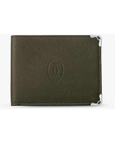 Cartier Must De Leather Wallet - Green