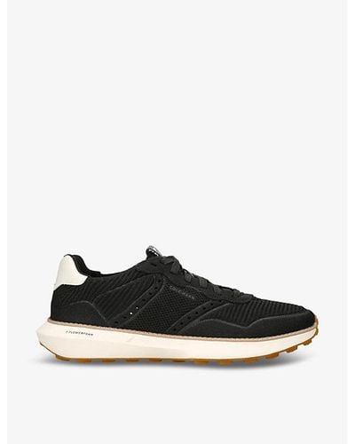 Cole Haan Grandprø Ashland Stitchlite Knitted Low-top Trainers - Black