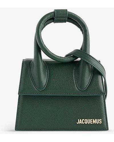 Jacquemus Le Chiquito Medium Leather Cross-body Bag - Green