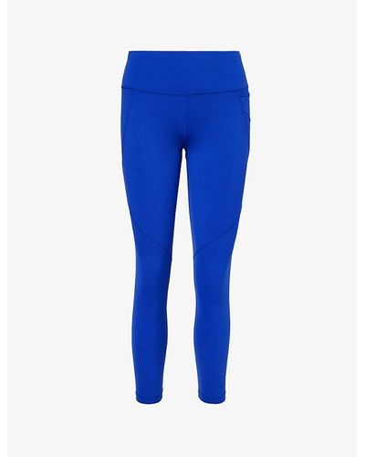 Sweaty Betty Power 7/8 High-rise Stretch-woven leggings - Blue
