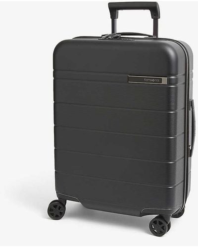 Samsonite Neopod Spinner Hard Case 4 Wheel Recycled-plastic Expandable Cabin Suitcase - Black