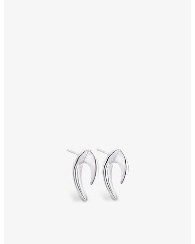 Shaun Leane Talon Mini Sterling-silver Earrings - White