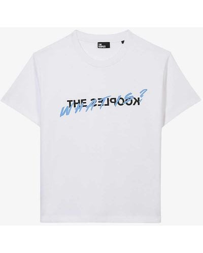 The Kooples What Is? And Logo-print Cotton T-shirt X - White