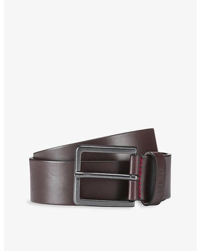 Marco Di Milano Hugo Belt Wine / Black