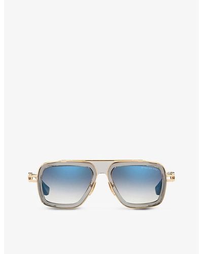 Dita Eyewear D4000397 Lxn-evo Acetate Square Sunglasses - Gray