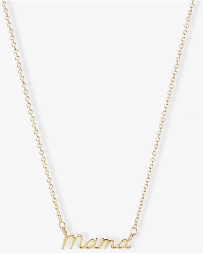 The Alkemistry Mama 18ct Yellow-gold Necklace - White
