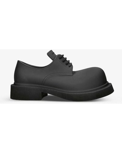 Balenciaga Xl Army Moulded Derby Shoes - Black