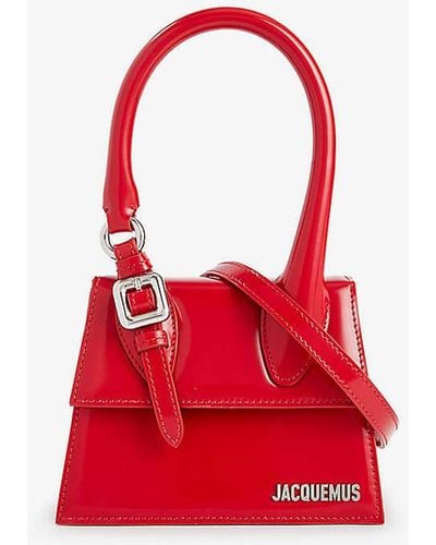 Jacquemus Le Chiquito Moyen Leather Cross-body Bag - Red