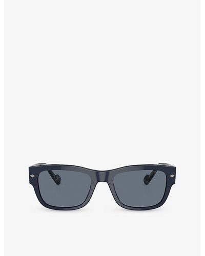 Vogue Vo5530s Pillow-frame Acetate Sunglasses - Blue