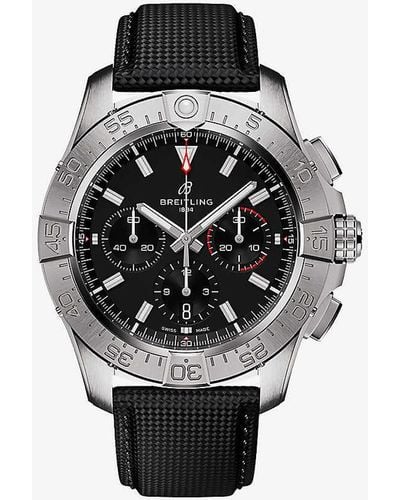 Breitling Ab0147101b1x1 Avenger Chronograph B01 44 Stainless-steel Automatic Watch - Black