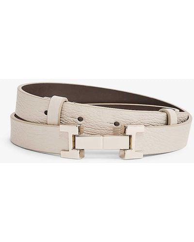 Reiss Hayley Leather Belt - Multicolor