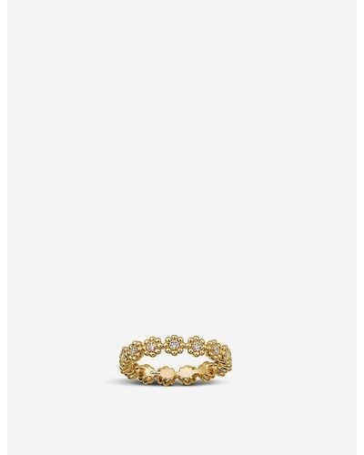 Cartier Cactus De 18ct Gold And Diamond Wedding Ring - Metallic