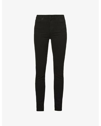 PAIGE Margot Ultra-skinny High-rise Jeans - Black